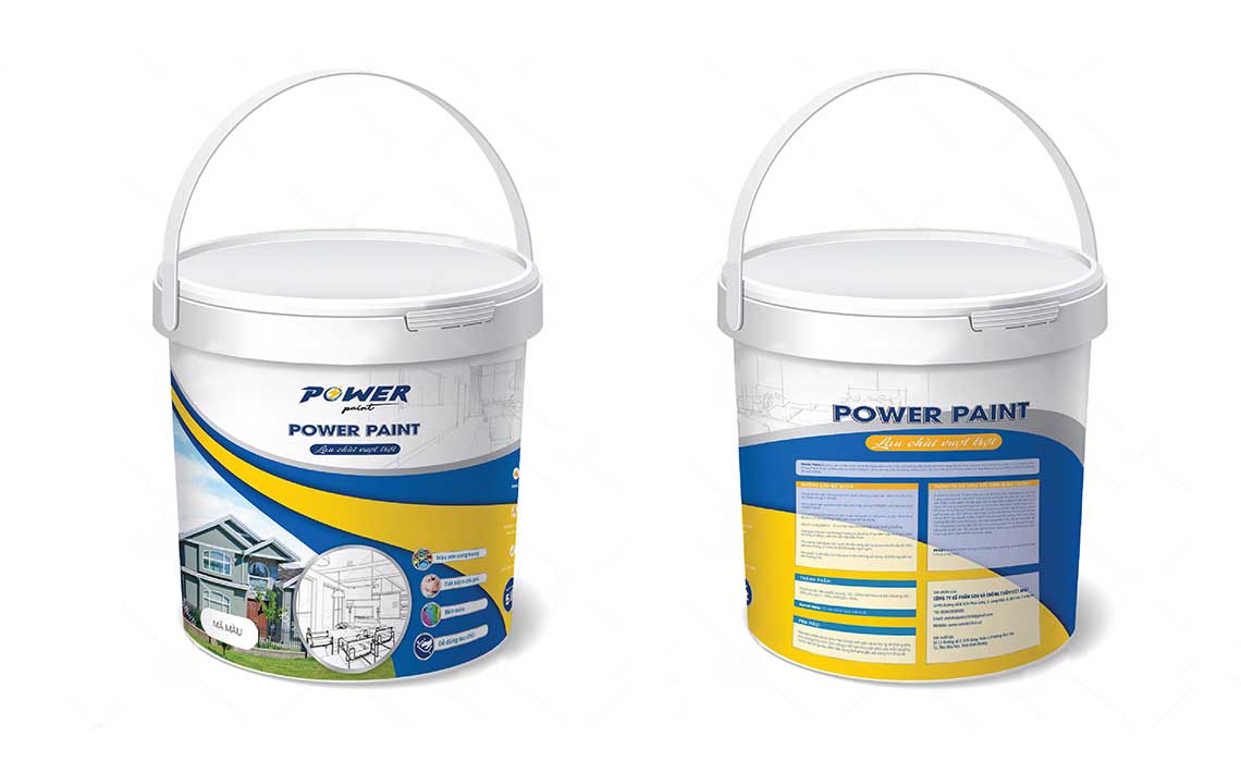 Power Paint - Thiết kế nhận diện thương hiệu và bao bì sơn Power Paint
